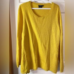 Reitmans cashmere blend scoop neck sweater tunic length size 2X